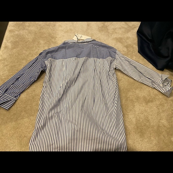 Zara TRF Oversized Tunic Blouse - Picture 2 of 6